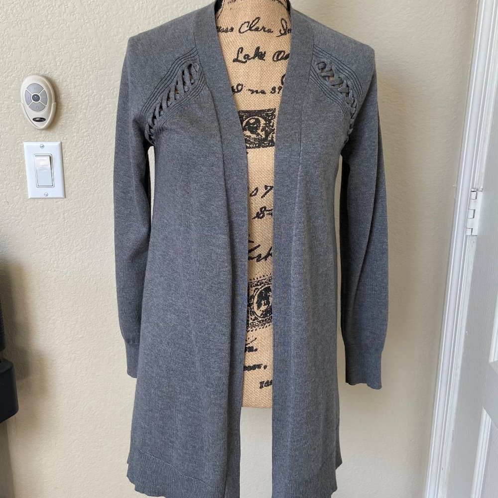 Grey cardigan